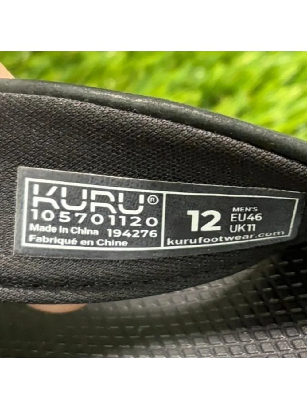 Kuru Kala 2 Mens Size 12 Black Beach Walking Outdoor Flip Flop Thong Sandals